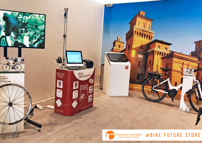 Multimedialità al Bike Future Store, powered by Tailoradio!